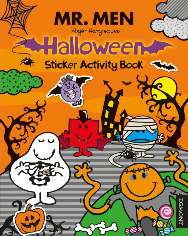 Mr. Men Halloween Sticker Activity Book, nálepkový zošit