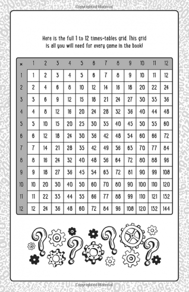Times Tables Games for Clever Kids, zošit s aktivitami